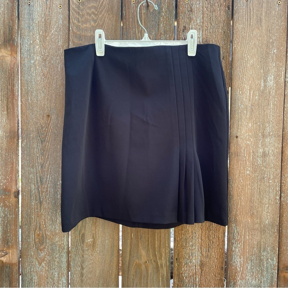 TANGENTS Women’s Black‎ Pleated Mini Skirt Zipper Size 9 10